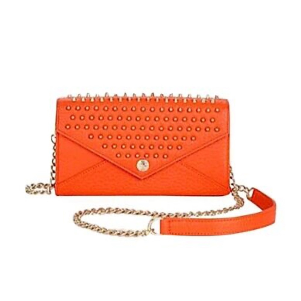 Rebecca Minkoff Orange Studded Crossbody Bag